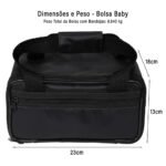 Bolsa Baby em Nylon com 3 Bandejas de Joias - Imagem 3